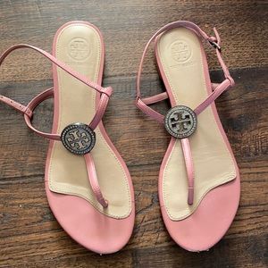 Tory Burch pink  sandal  7.5